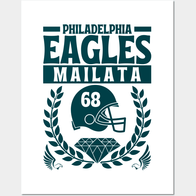 Philadelphia Eagles Mailata 68 Edition 2 Wall Art by Astronaut.co